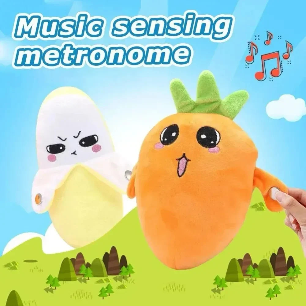 Tune Buddies — Interactive Musical Plush Toy | Banana, Carrot & Strawberry