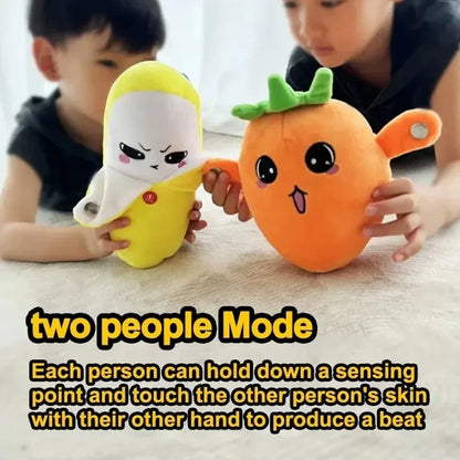 Tune Buddies — Interactive Musical Plush Toy | Banana, Carrot & Strawberry