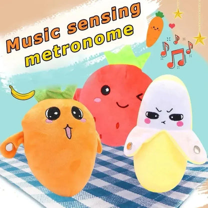 Tune Buddies — Interactive Musical Plush Toy | Banana, Carrot & Strawberry